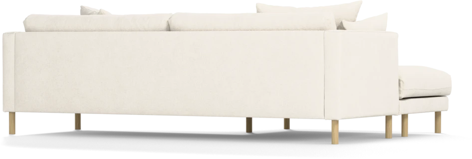 Harper - 4-sits med schäslong XL vänster - Vit