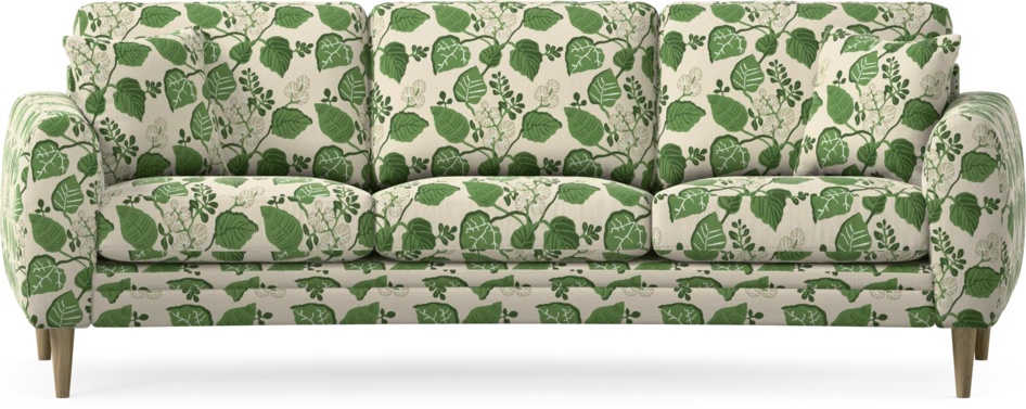 Eden - 3-sits soffa svängd - Flerfärgad