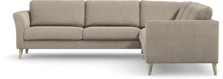 Bridge - Hörnsoffa, 3+3-sits - Beige