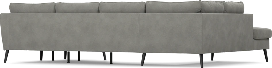 County - 3-sits soffa med divan vänster och schäslong höger - Grå