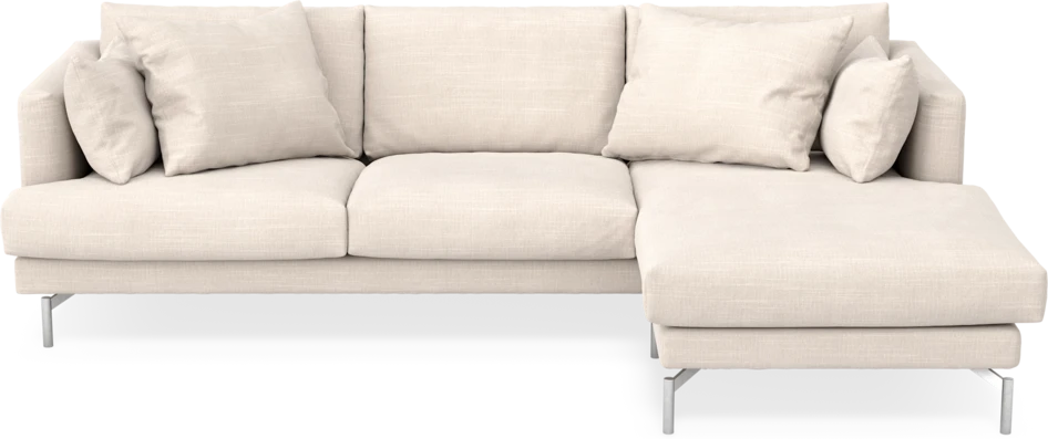 Harper - 4-sits med schäslong höger  - Beige