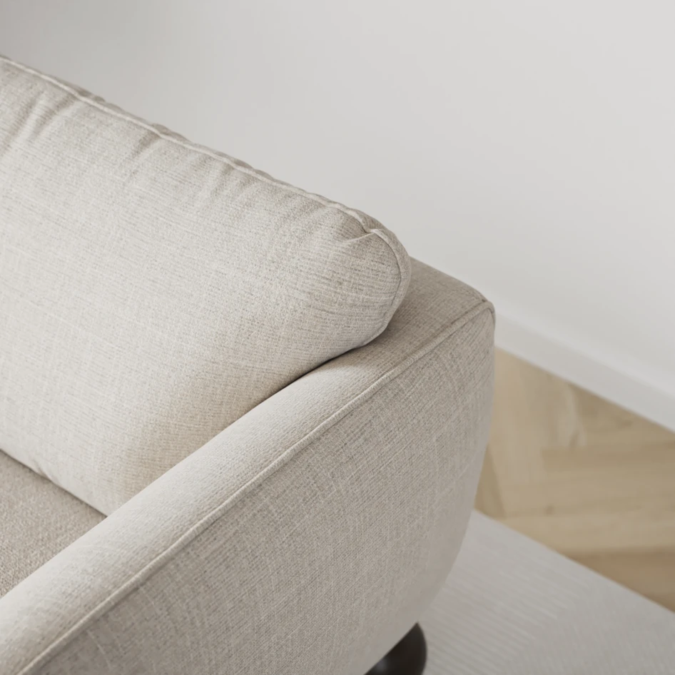 Madison Lux - Hörnsoffa med schäslong höger - Beige