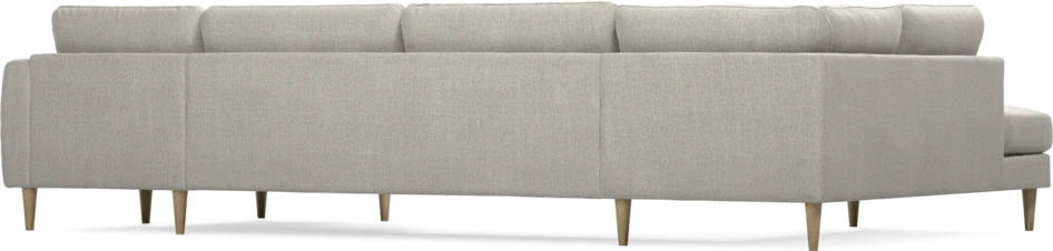 Bridge - 3-sits soffa med divan vänster och schäslong höger - Grå