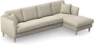 Eden - 3-sits soffa med schäslong - Beige
