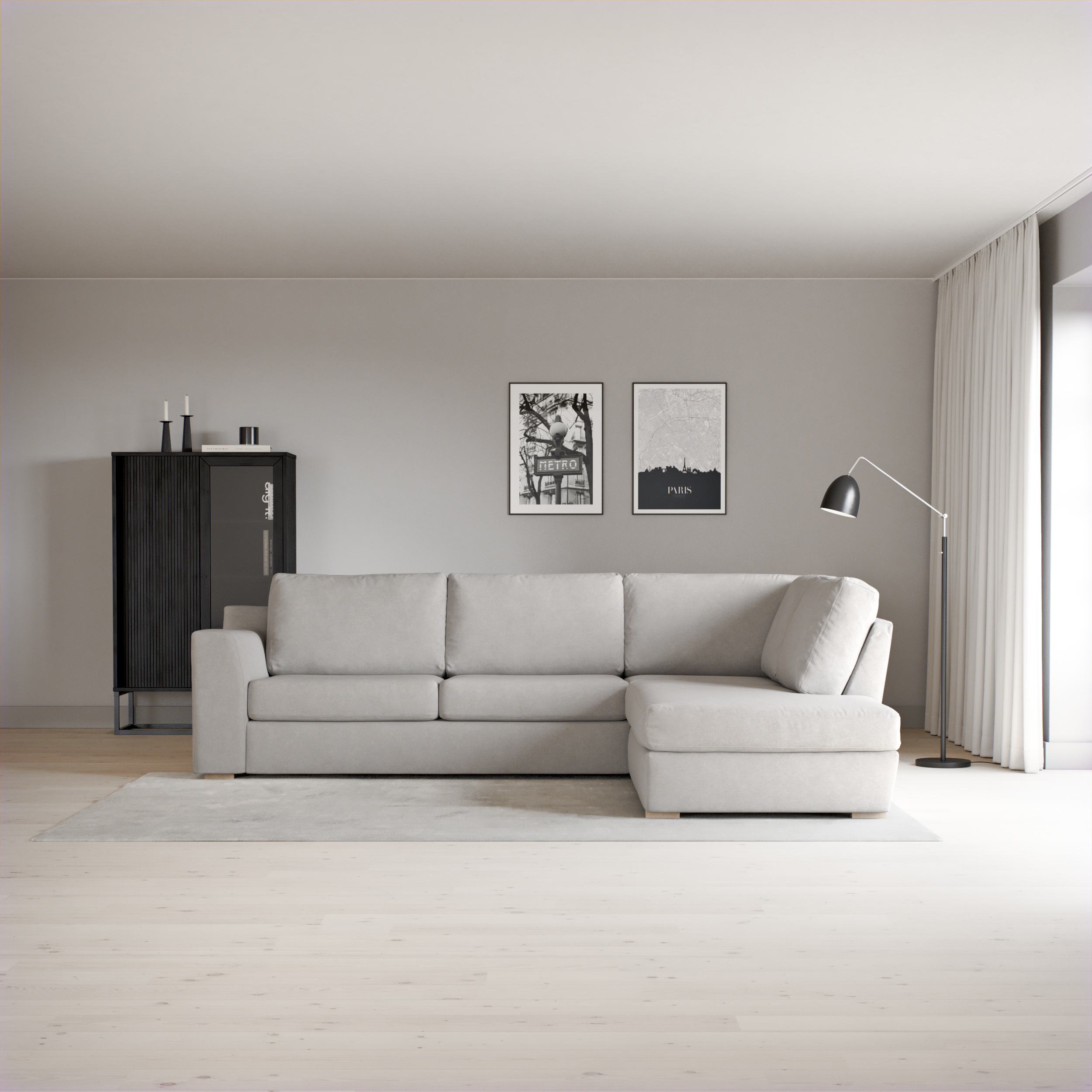 Friday - 2,5-sits soffa med divan höger - inspiration