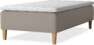 Delux Dream - Ramsäng, enkelsäng med bäddmadrass - Beige