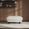 Cherrie - Fotpall 110, fast klädsel - Beige