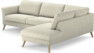 Bridge - 3-sits soffa med divan höger - Beige