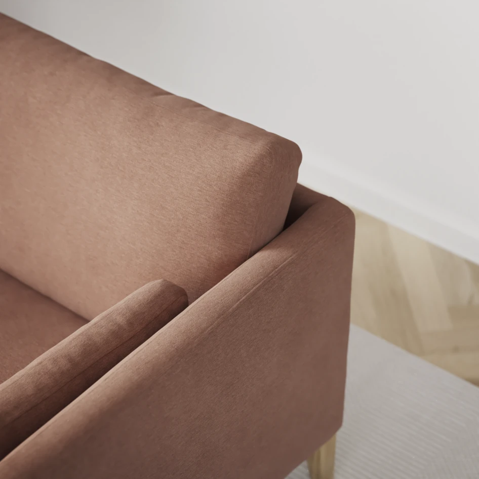 Winston - 4-sits soffa - Rosa