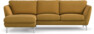 Madison Lux - 2-sits soffa med schäslong vänster - Gul