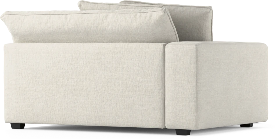 Bellora - Schäslong XL med armstöd vänster - Vit