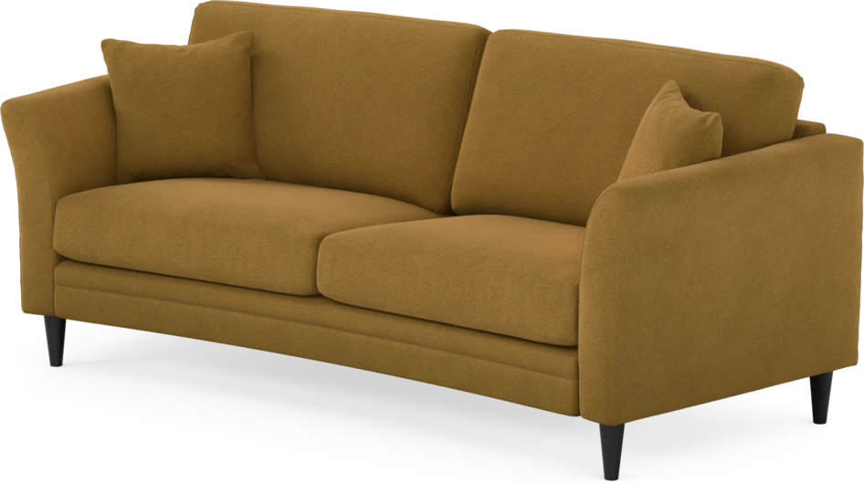 Eden - 2,5-sits soffa svängd - Gul