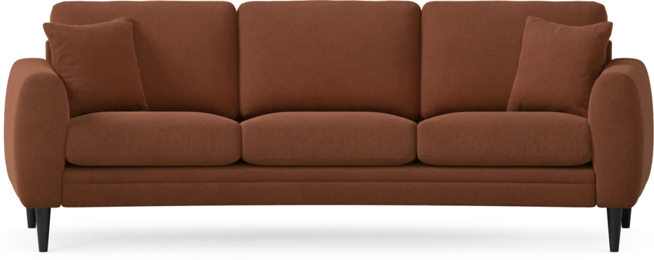 Eden - 3-sits soffa svängd - Orange