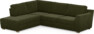 Friday - 2,5-sits soffa med divan vänster - Grön