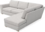 Friday - 2,5-sits soffa med divan höger - Grå