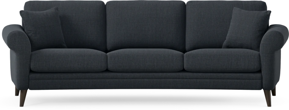 Eden - 3-sits soffa svängd - Blå