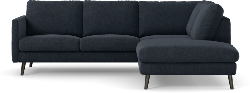 Madison Lux - 2-sits soffa med divan höger - Blå