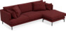 Harper - 4-sits med schäslong höger  - Rosa