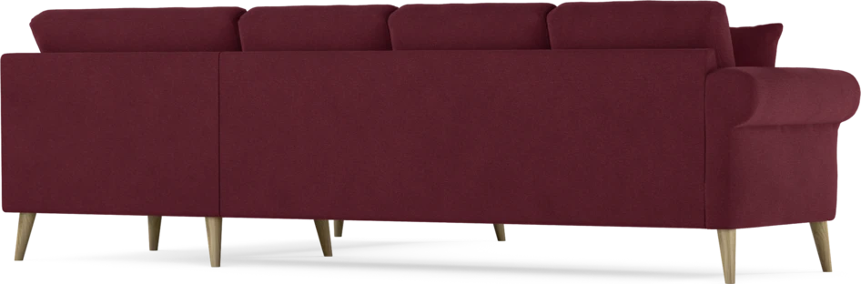 Eden - Hörnsoffa, 3+2-sits - Röd