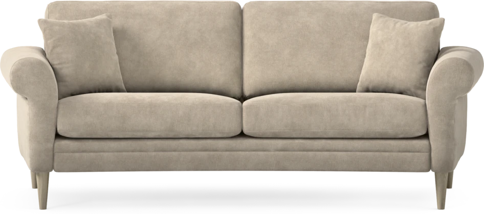 Eden - 2,5-sits soffa svängd - Beige