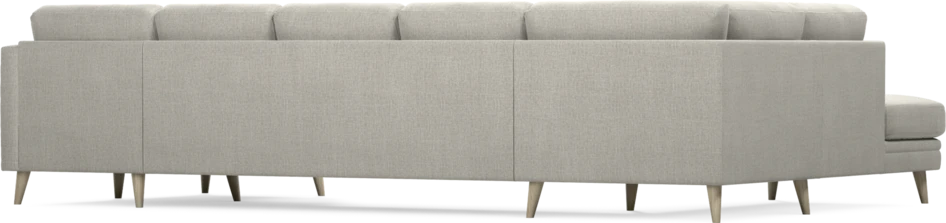 Eden - 3-sits soffa med divan vänster och schäslong höger - Grå