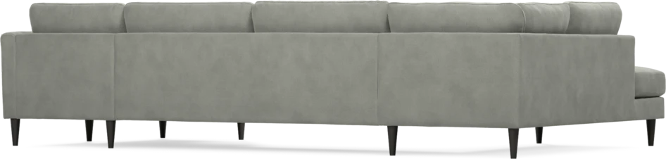 Bridge - 3-sits soffa med divan vänster och schäslong höger - Grå