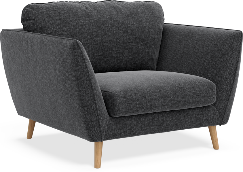 Madison Lux - Fåtölj, 70 cm - Svart