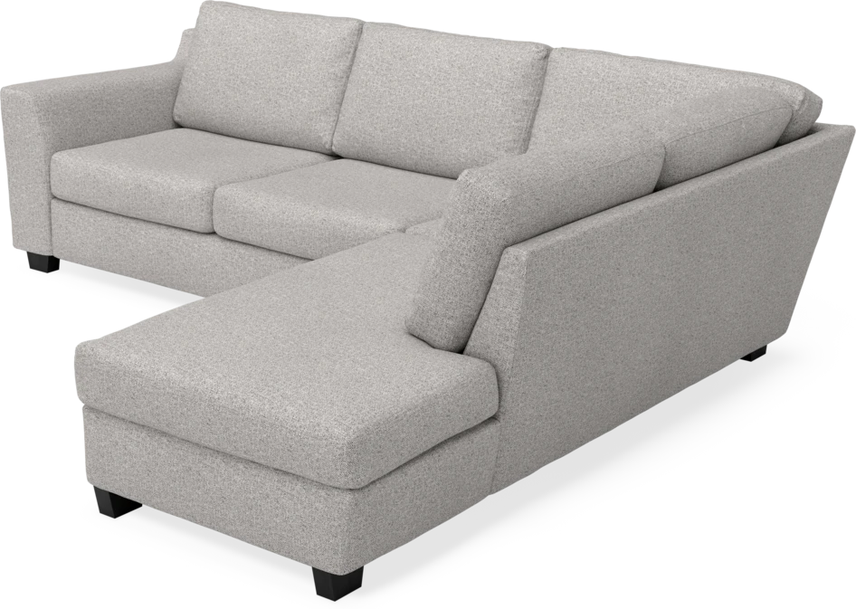 Friday - 2,5-sits soffa med divan höger - Vit