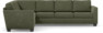 Friday - Hörnsoffa, 2+3-sits - Grön
