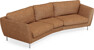 Madison - 3-sits soffa svängd, 90 cm - Orange