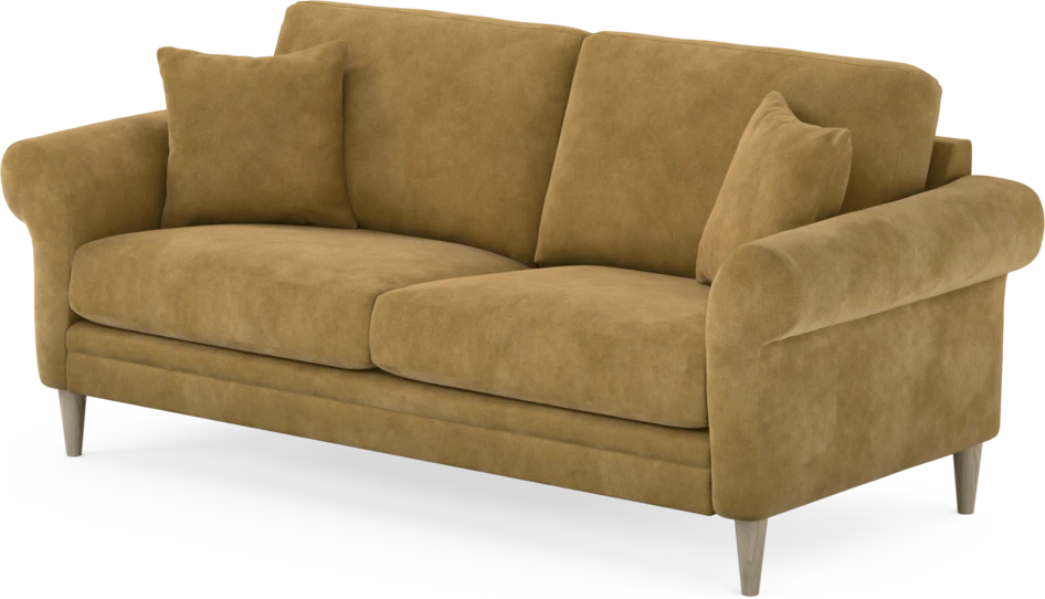 Eden - 2,5-sits soffa - Gul