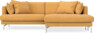 Harper - 4-sits med schäslong XL höger - Gul