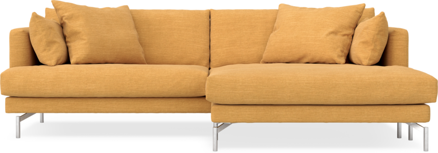 Harper - 4-sits med schäslong XL höger - Gul