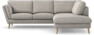 Madison - 2-sits soffa med divan höger - Grå