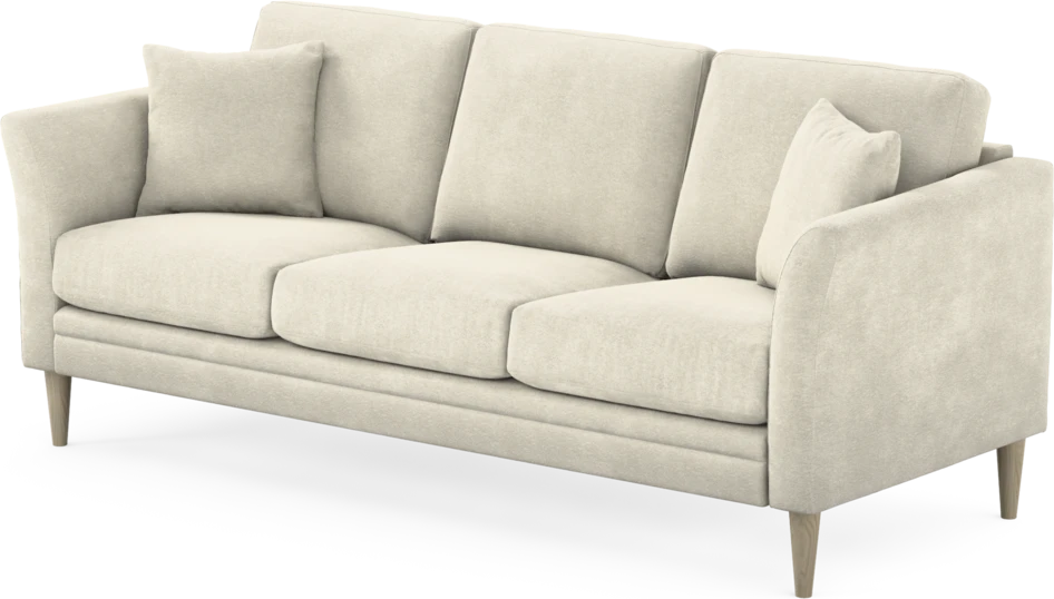 Eden - 3-sits soffa - Vit