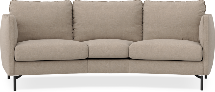 Madison - 3-sits soffa svängd, 70 cm - Beige