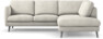 Madison - 2-sits soffa med divan höger - Vit