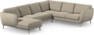 Madison Lux - Hörnsoffa med schäslong vänster - Beige