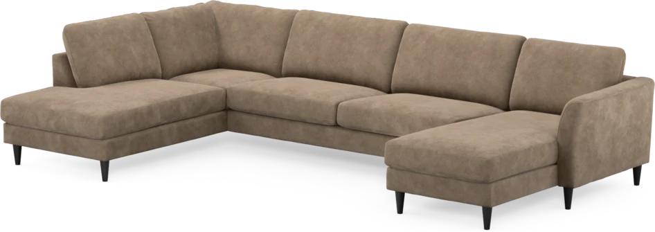 Bridge - 3-sits soffa med divan vänster och schäslong höger - Beige
