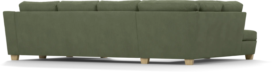Friday - 3-sits soffa med divan vänster och schäslong höger - Grön