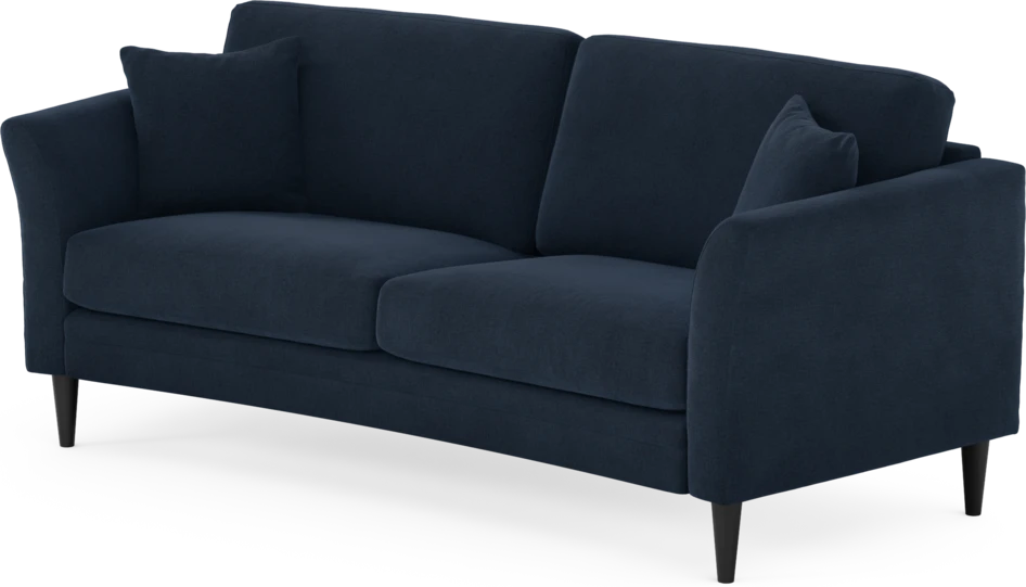 Eden - 2,5-sits soffa svängd - Blå