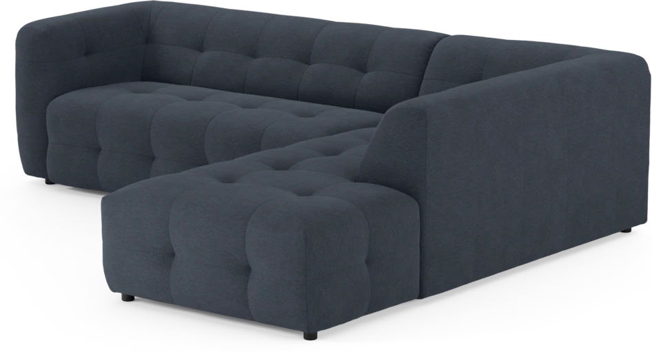 Bella - 3-sits soffa med divan höger - Blå