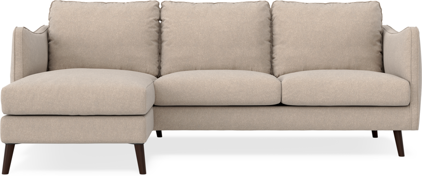 Madison Lux - 2-sits soffa med schäslong vänster - Beige