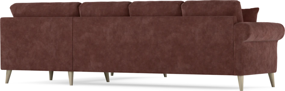 Eden - Hörnsoffa, 3+2-sits - Röd