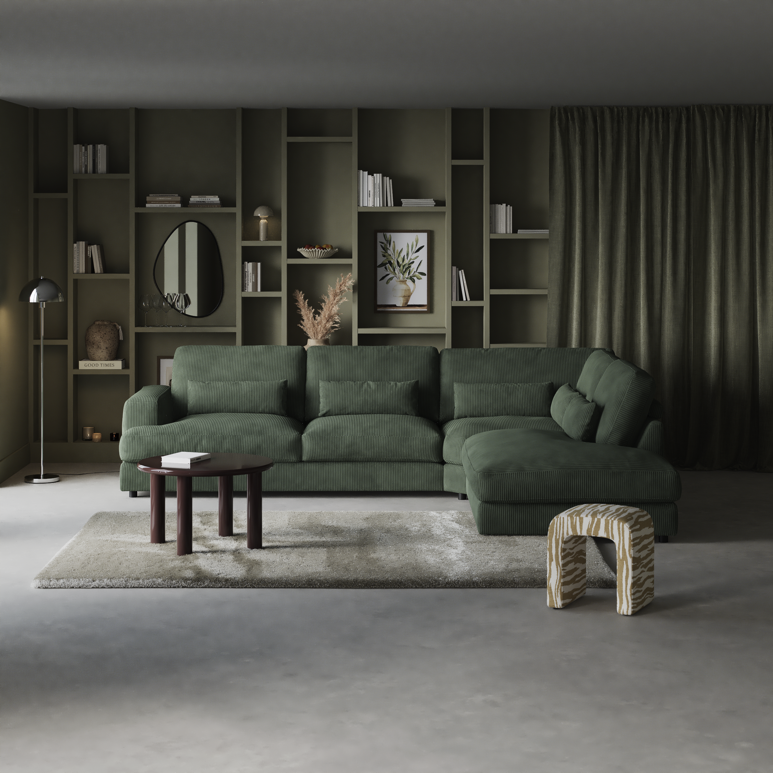 Noma - 3-sits soffa med divan höger - inspiration
