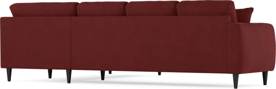 Eden - Hörnsoffa, 3+2-sits - Röd