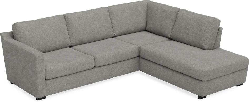 Friday - 2,5-sits soffa med divan höger - Grå