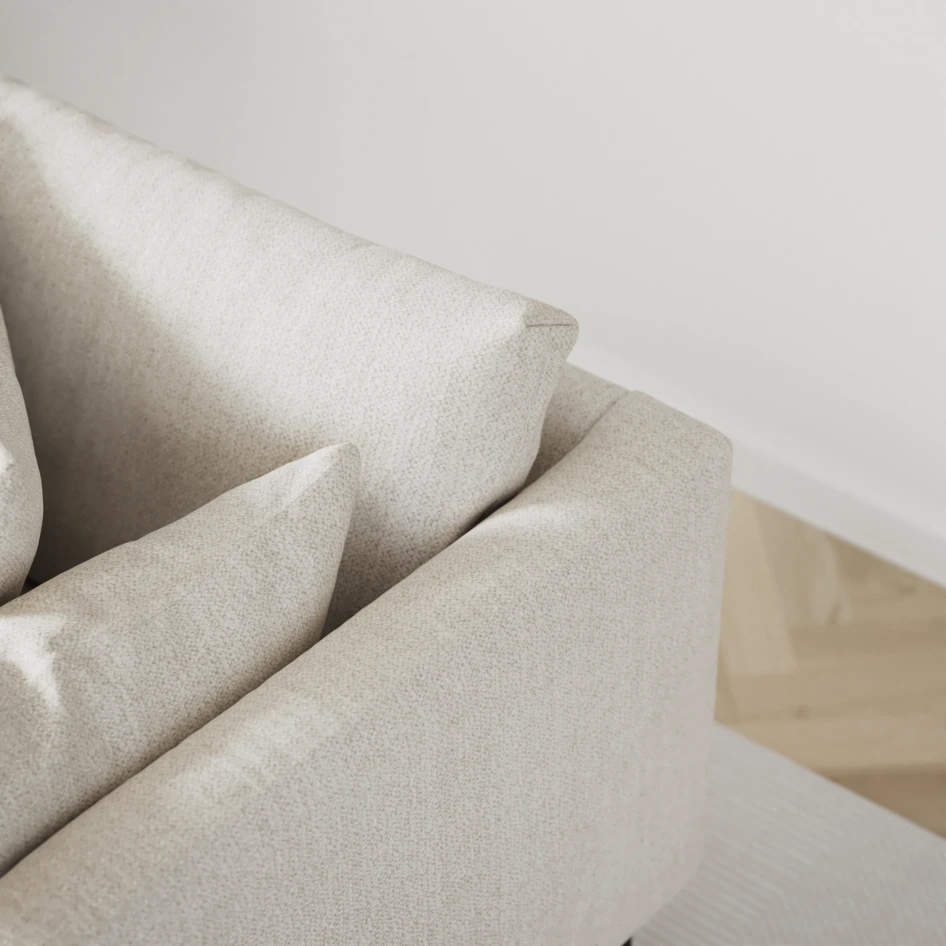 Harper - 4-sits soffa - Vit