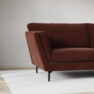 Madison Lux - 3-sits soffa med divan höger - Orange