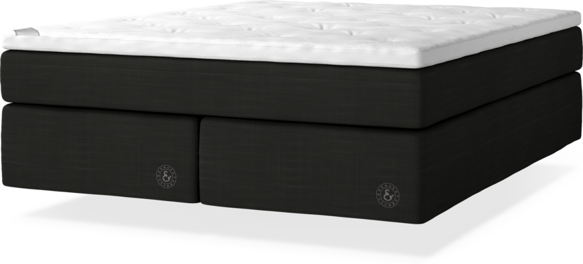 Cape Farewell Comfort - Kontinentalsäng, dubbelsäng med svävande utseende - Grå